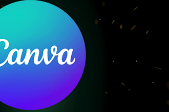 create shopify logo, canva graphic expert and visiting card