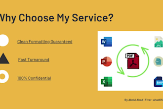 convert PDF to word, word to PDF, and excel files accurately