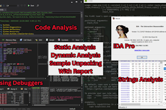 do static, dynamic malware analysis with reverse engineering