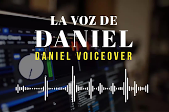 narrate your audiobook with a spanish male voice over