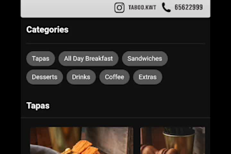 custom qr digital menu design for restaurants with product management feature