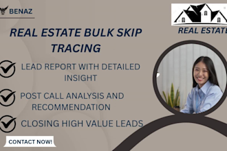do real estate bulk skip tracing cold calling usa caller id