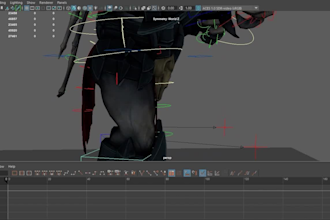 rig your humanoid 3d character in maya for ue, unity, roblox