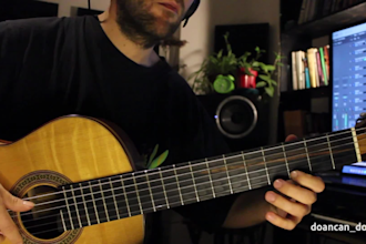 record classical guitar with my special style
