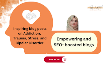 write empowering and SEO boosted blogs on mental health