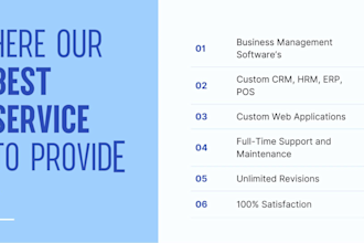 do custom CRM software, pos, erp, and web based applications
