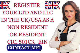 register USA llc, UK ltd, ein number, dissolve llc, non US, wyoming llc, boi