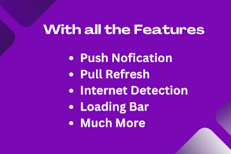 convert your website to android and ios app using webview