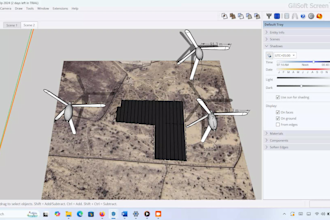 perform accurate shadow modeling in sketchup for solar energy optimization