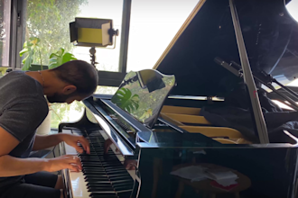 record and arrange pieces on acoustic piano