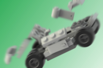 do 3d toy env and still image and short build animation