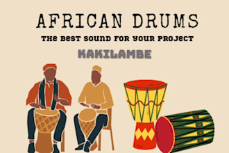 add an african drums to your project