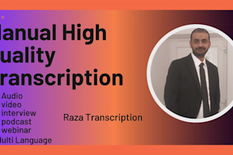 transcribe audio to text and do video transcription