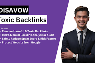 remove bad backlinks and disavow file