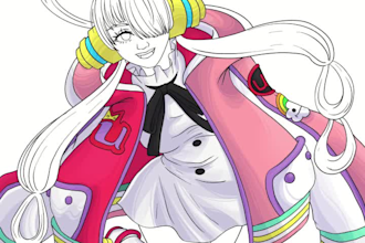draw you in anime character style