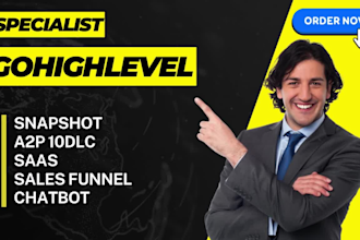 do gohiglevel funnel snapshot ghl saas course go high level crm expert workflow
