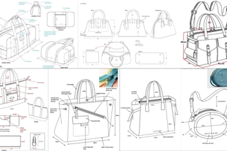 design any bags,luggage handbag, tote bag, duffle bag, technical and tech pack