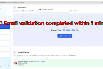 fast and accurate bulk email validation service clean your email list now