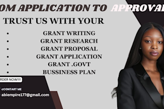 do grant proposal, research, application grant writing