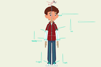 rig your 2d character in moho for smooth animation