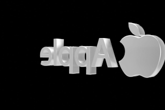 create a 3d rotating logo animation spin loop