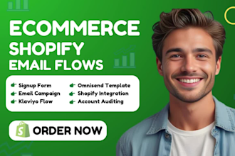 setup shopify klaviyo flows omnisend email template klaviyo ecommerce flow setup