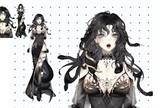 draw live 2d vtuber model, live 2d rigging, vtuber model, vtuber commission