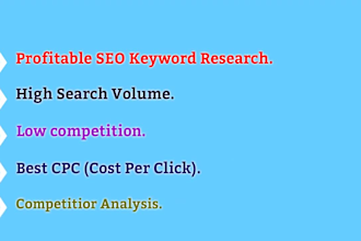 do low competitive and high search volume keywords research