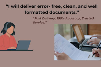 do fast and accurate typing, retyping, and PDF to word