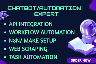 do n8n expert automation webhooks api integrations ai agent make com zapier