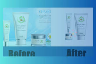 remove product background creating shadow reflection