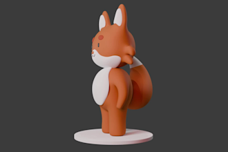 make cute 3d character models, textures for your video game