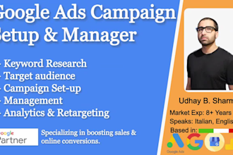 be your google search display ads campaign manager ppc seo