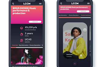 design a strategic UX UI app and website