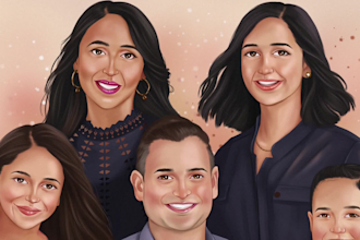 turn your portrait into a cute digital portrait