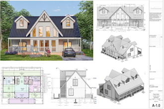 do permit ready architecture drawings and 3d in revit or cad