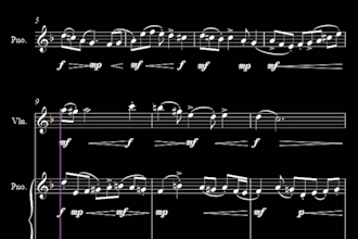 compose an arrangement for ensemble for your music