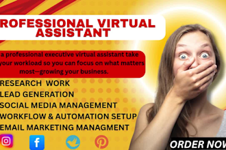 be your professional virtual assistant remote executive assistant companies