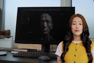 online course creation, elearning video, video course using synthesia ai, skool