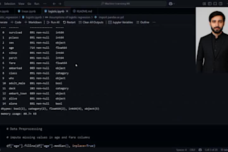 do any data science projects using machine, deep learning
