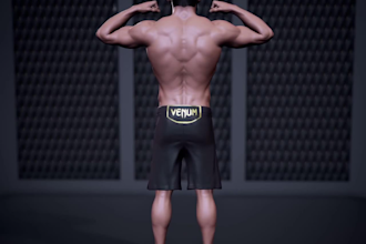 model 3d character modeling, 3d realistic character design texture 3d model arts