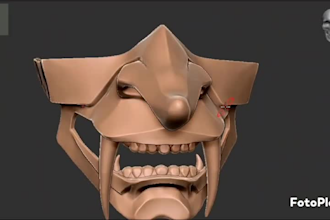 3d model sculpture character human anime for 3d printing