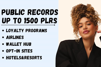 create public records account with credit repair as a virtual assistant