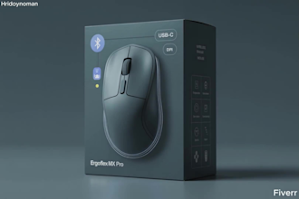 design modern and premium tech product packaging