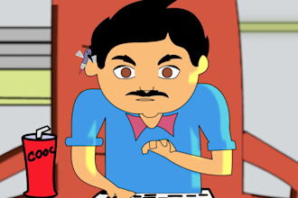 create 2d character animation and rigs for you