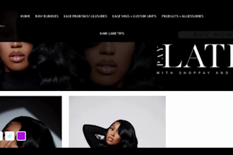 hair extension website beauty salon website hair stylist website hair website