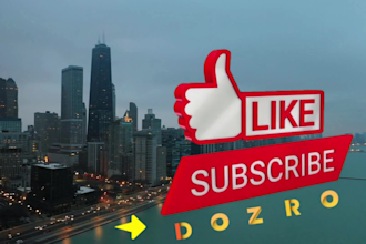 subscribe animation with your custom youtube channel brand name