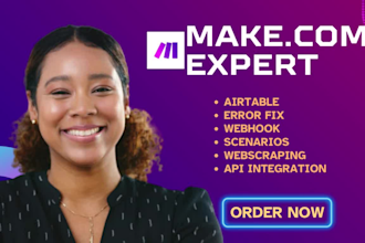 do make com automation workflow, make com expert n8n expert