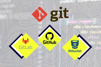 make you git, github, gitlab and bitbucket master, solve issues and teach you