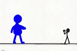 2d stickman animation doodle explainer cartoon funny animation for youtube short